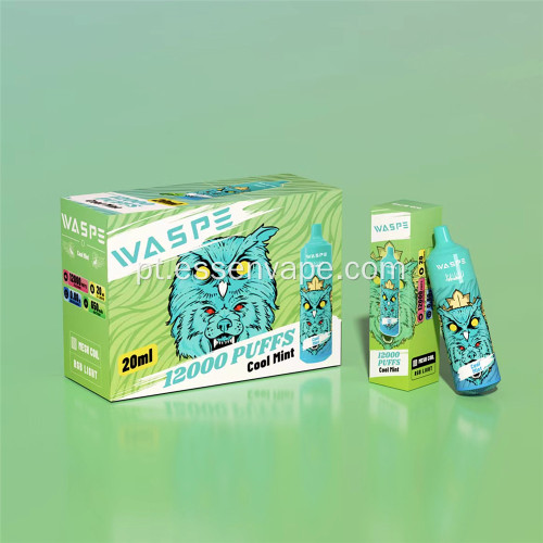 Popular Waspe 12000puffs Vape descartável Suécia